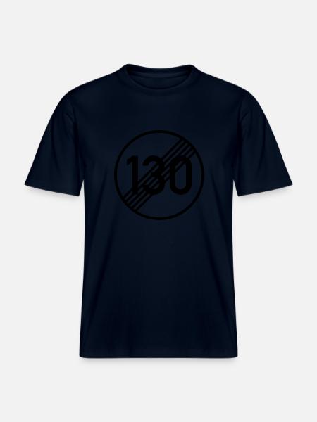 UNLIMITED 130 by Unlimited Apparel -  RELAXED FIT Unisex Organic T-Shirt - french navy