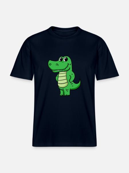 Krokodil - RELAXED FIT Unisex Organic T-Shirt - Navy