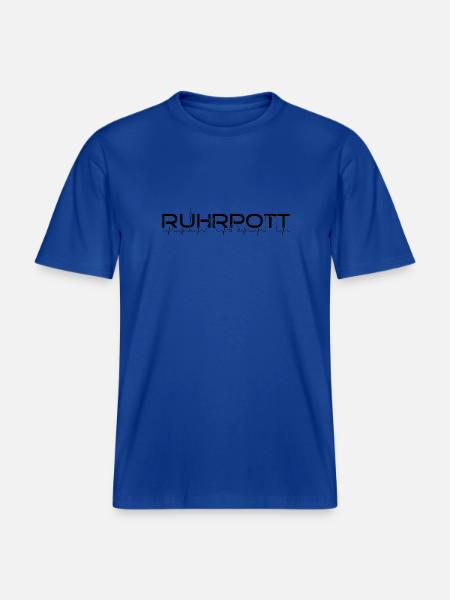 Ruhrpott - RELAXED FIT Unisex Organic T-Shirt - Dunkelblau