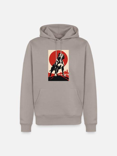 Córdoba Kampfhund - Männer Premium Bio Hoodie - Taupe
