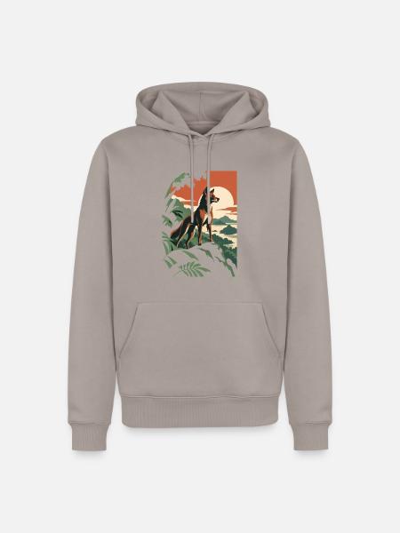 Philippinischer Waldhund - Männer Premium Bio Hoodie - Taupe