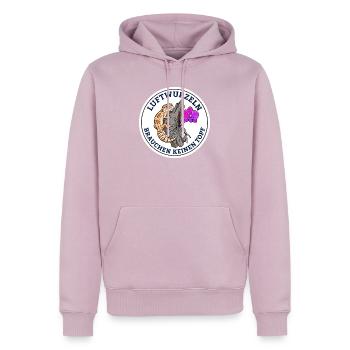 Luftwurzeln Brauchen Keinen Topf Orchidee - Männer Premium Bio Hoodie - Altrosa - Vorne - Nico (187cm)