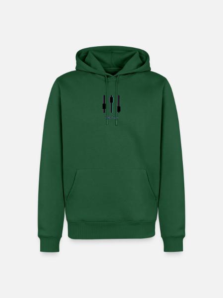 Mix It Up - Musik mixing - Männer Premium Bio Hoodie - Flaschengrün