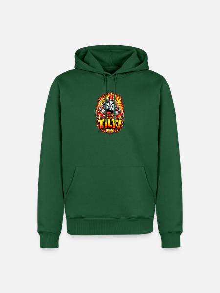 Tilt! Pinball Multiball - Männer Premium Bio Hoodie - Flaschengrün