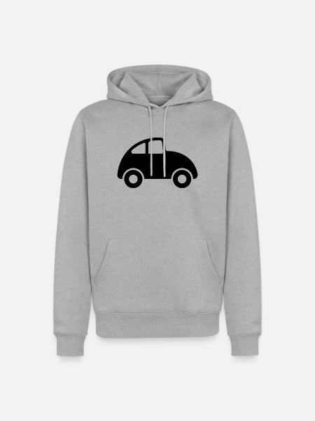 Auto - Männer Premium Bio Hoodie - Grau meliert