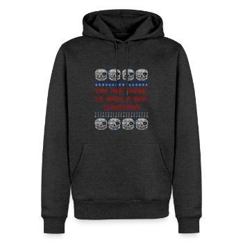 You are going to have a bad Christmas Pullover - Männer Premium Bio Hoodie - Anthrazit meliert - Vorne - Thijin (182cm)