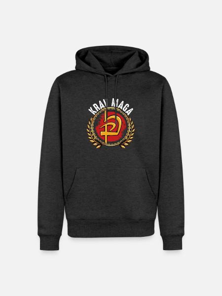 Krav Maga - Men’s Premium Organic Hoodie - heather anthracite