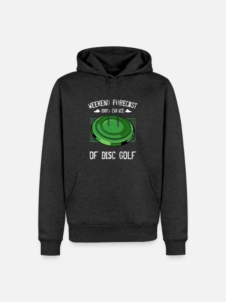 frisbee - Sweat à capuche Premium bio Homme - anthracite chiné