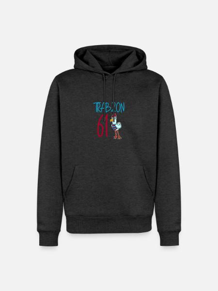 Trabzon 61 Turkey city - Men’s Premium Organic Hoodie - heather anthracite