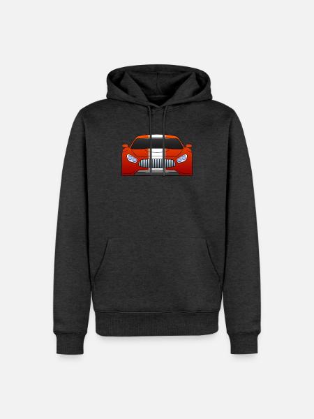 Car Auto - Männer Premium Bio Hoodie - Anthrazit meliert