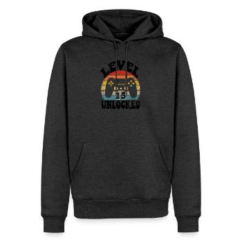 15 Birthday gift Funny 15th birthday Present - Männer Premium Bio Hoodie - Anthrazit meliert - Vorne - Thijin (182cm)