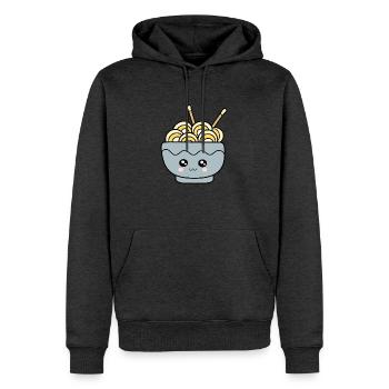 Ramen Nudeln Japan Küche - Männer Premium Bio Hoodie - Anthrazit meliert - Vorne - Thijin (182cm)
