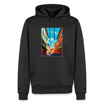 Modena Italy Vintage Travel Poster WPA Souvenir - Men’s Premium Organic Hoodie - heather anthracite - Front - Thijin (182cm)