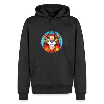 Gopher Buntes Aquarell Tier Haustier Illustration - Männer Premium Bio Hoodie - Anthrazit meliert - Vorne - Thijin (182cm)