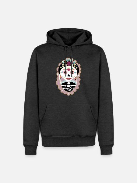 Halloween 🎃 - Männer Premium Bio Hoodie - Anthrazit meliert