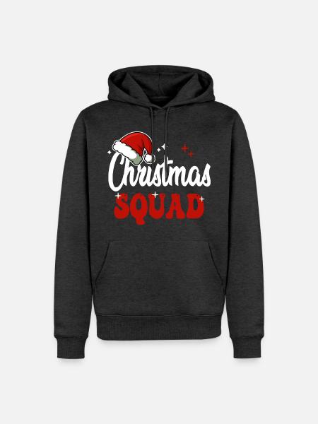 Weihnachtsmannschaft - Männer Premium Bio Hoodie - Anthrazit meliert