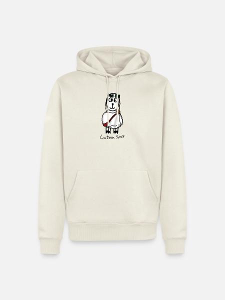 Latein ScHoF - Männer Premium Bio Hoodie - Naturweiß