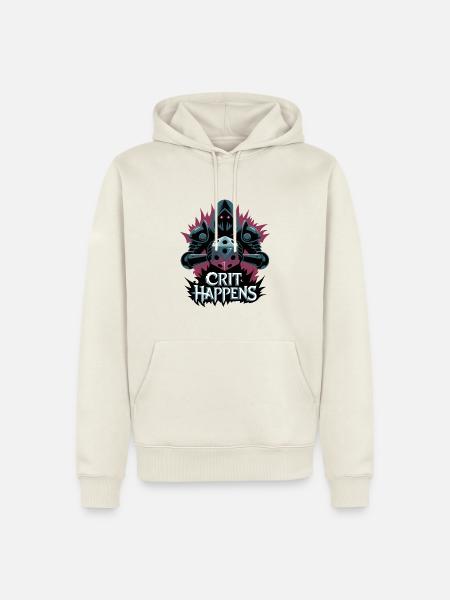 Kritisches Kriterium passiert - Männer Premium Bio Hoodie - Naturweiß