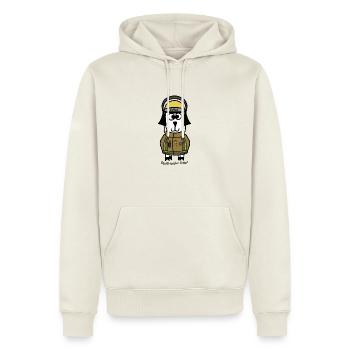 Feuerwehr ScHoF - Männer Premium Bio Hoodie - Naturweiß - Vorne - Nico (187cm)