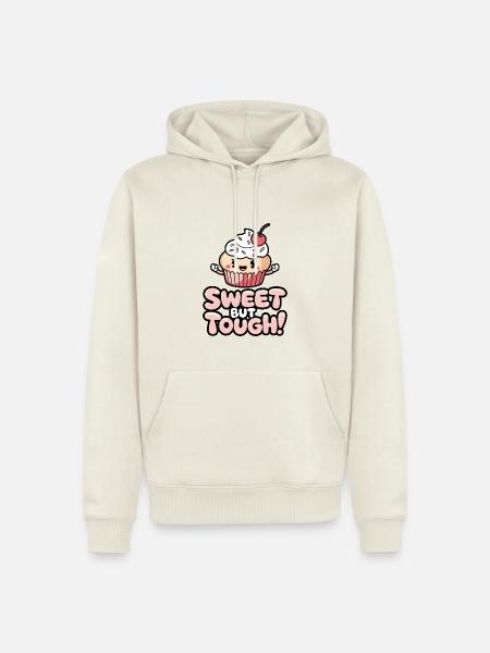 Sweet But Tough! - Men’s Premium Organic Hoodie - off white