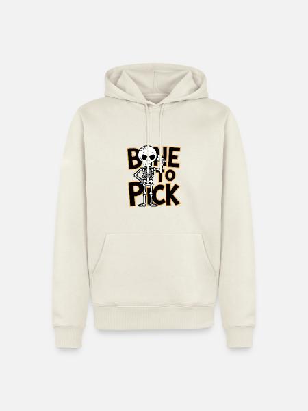 Bone To Pick - Men’s Premium Organic Hoodie - off white