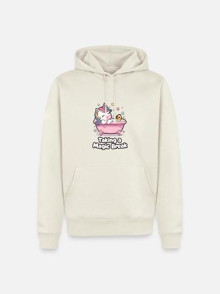 Taking A Magic Break - Men’s Premium Organic Hoodie - off white
