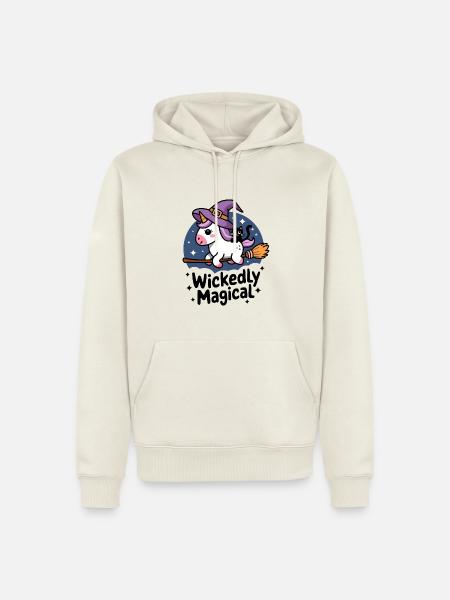 Böse magisch - Männer Premium Bio Hoodie - Naturweiß