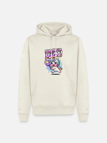 Serving Up Some Magic! - Men’s Premium Organic Hoodie - off white