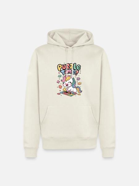 Puzzle Time! - Men’s Premium Organic Hoodie - off white
