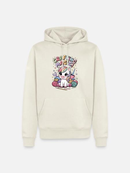 Magie herstellen! - Männer Premium Bio Hoodie - Naturweiß
