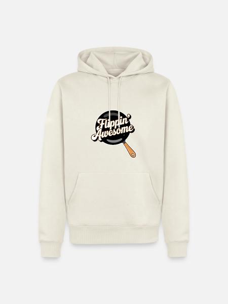 Flippin Awesome - Men’s Premium Organic Hoodie - off white