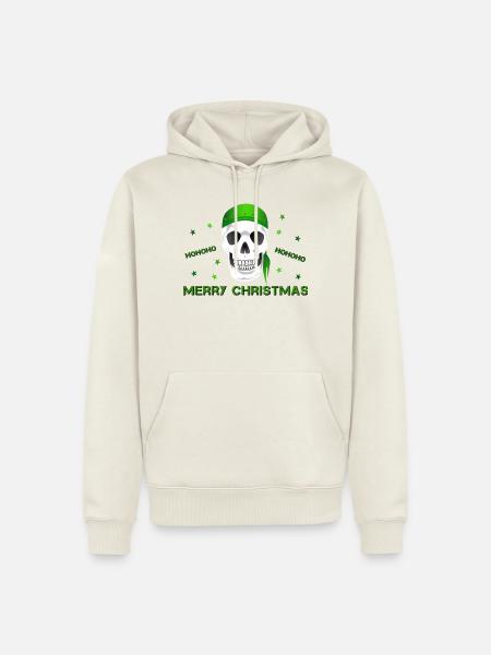 Merry Christmas - Männer Premium Bio Hoodie - Naturweiß