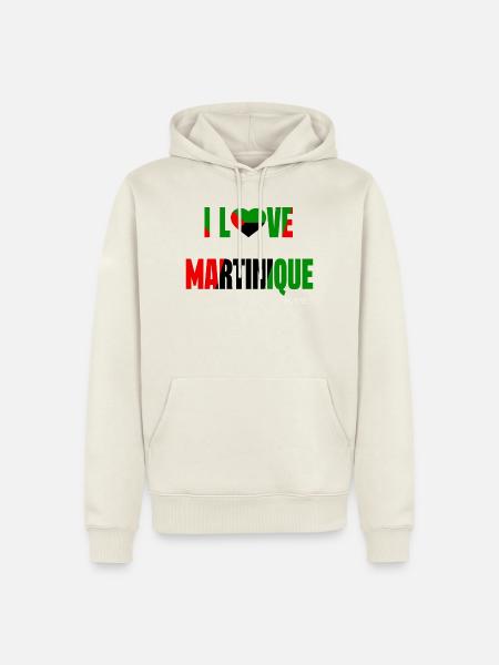 ILM M.972 (Weiß) - Männer Premium Bio Hoodie - Naturweiß