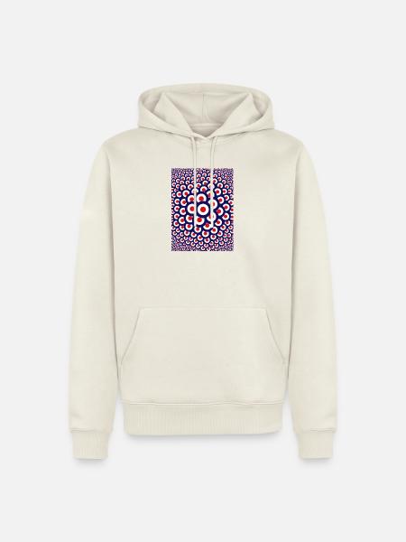 Mod Swarm - Männer Premium Bio Hoodie - Naturweiß