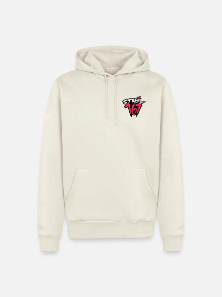STABIL - X 161 - Männer Premium Bio Hoodie - Naturweiß