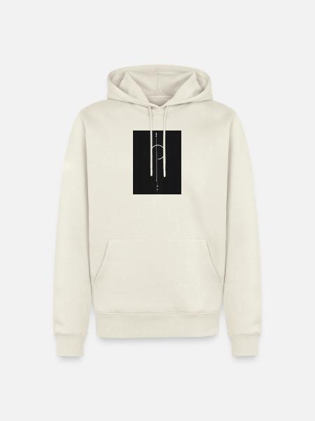 Pendelkreis-Glyphe - Männer Premium Bio Hoodie - Naturweiß
