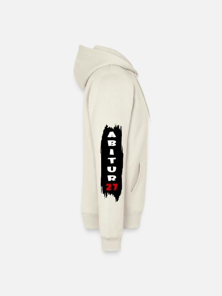 Abi 2027, Abitur - Männer Premium Bio Hoodie - Naturweiß