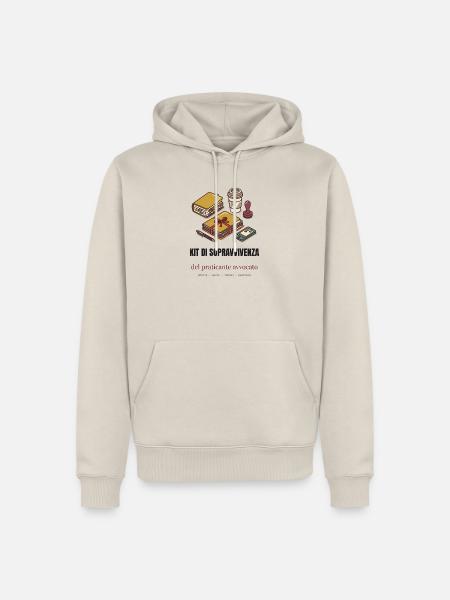 Überlebens-Kit für Anwälte - Männer Premium Bio Hoodie - Beige