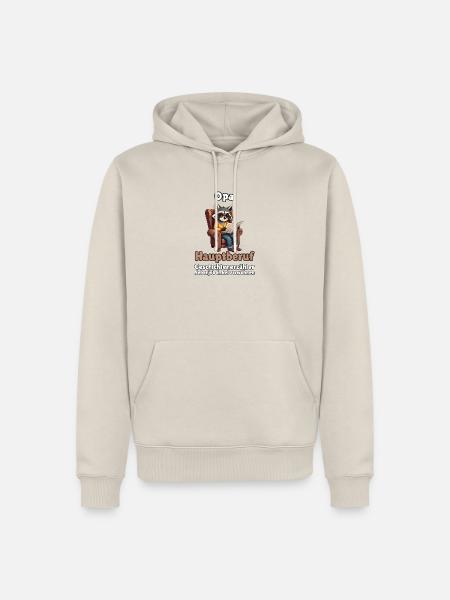 Opa - Männer Premium Bio Hoodie - Beige