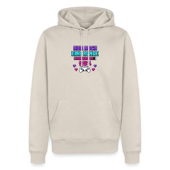 Gaming Lover - Männer Premium Bio Hoodie - Beige - Vorne - Thijin (182cm)