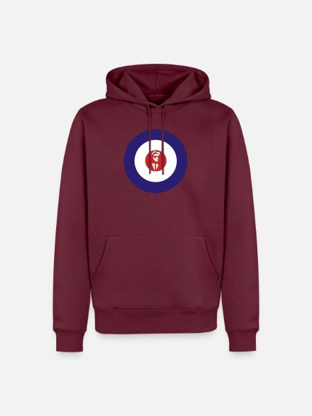 Mod - Männer Premium Bio Hoodie - Burgunderrot