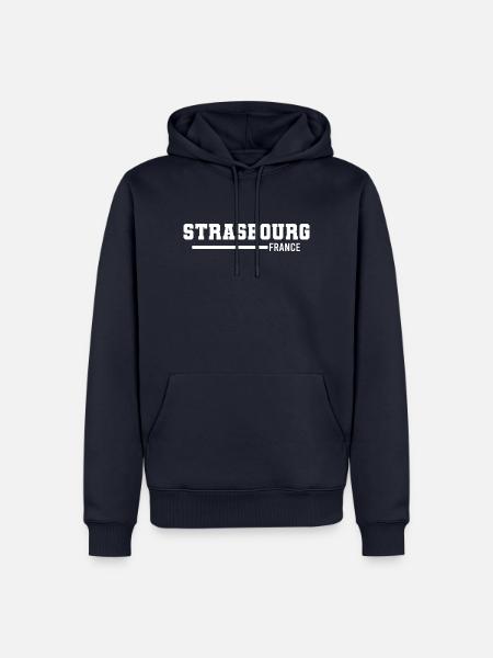 Strasbourg | France - Men’s Premium Organic Hoodie - navy