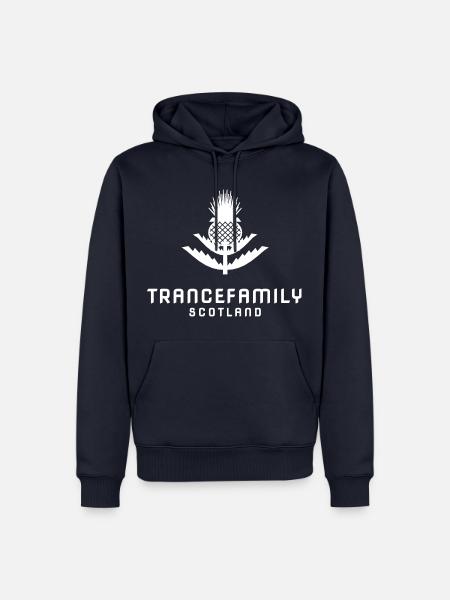 TranceFamily Scotland - Thistle Trance - Männer Premium Bio Hoodie - Navy