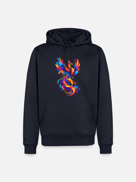 Chromatischer Phönix - Männer Premium Bio Hoodie - Navy