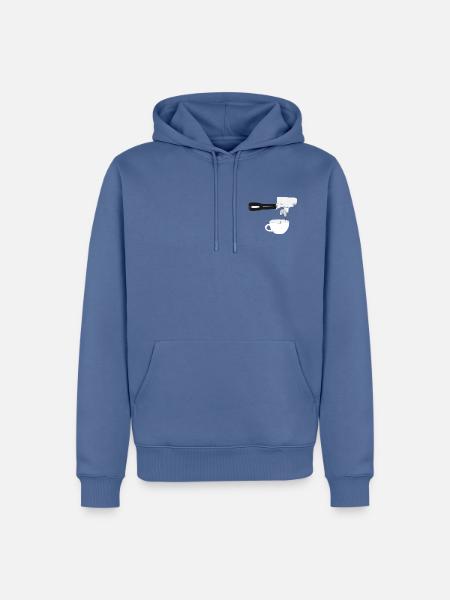 Siebträger. - Männer Premium Bio Hoodie - Taubenblau