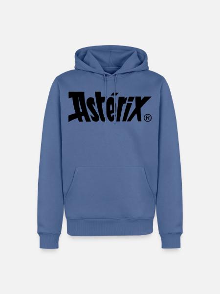 Asterix & Obelix - Asterix Logo - Männer Premium Bio Hoodie - Taubenblau