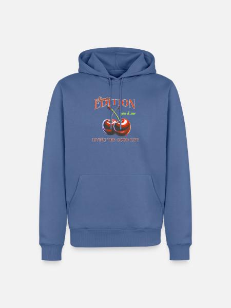 Summer Edition – Sweet & Juicy - Männer Premium Bio Hoodie - Taubenblau