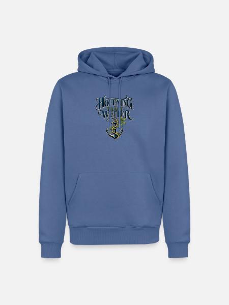 Glaube & Hoffnung – Vertrauen trägt weiter - Männer Premium Bio Hoodie - Taubenblau