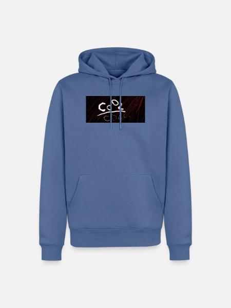 COOL. Emissionen und Nebel - Männer Premium Bio Hoodie - Taubenblau