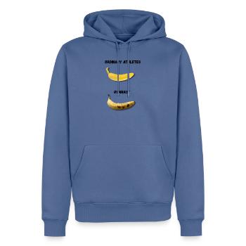  Ordinary Athletes vs Gymnast  - Männer Premium Bio Hoodie - Taubenblau - Vorne - Nico (187cm)